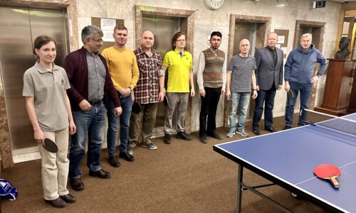 В канун Дня защитника Отечества в Институте состоялся турнир по настольному теннису.