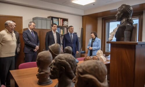 Министр науки и высшего образования РФ и Полномочный представитель Президента РФ в Центральном федеральном округе посетили ИЭА РАН