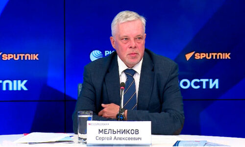 Святейший Патриарх Кирилл поздравил заместителя директора ИЭА РАН С.А. Мельникова с 55-летием